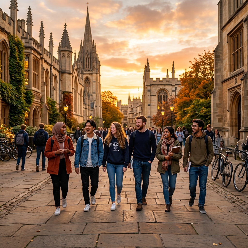 Students on Campus